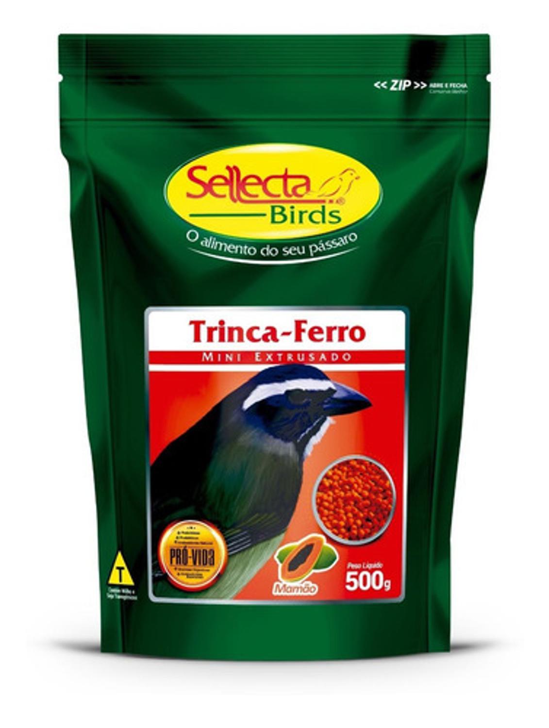SELLECTA - TRINCA-FERRO MAMAO MINI EXTRUSADO 500G