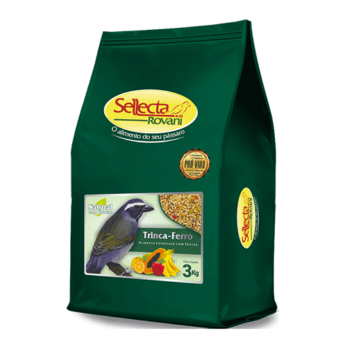 SELLECTA - TRINCA-FERRO NATURAL COM FRUTAS 3KG