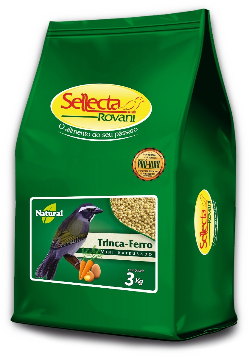 Sellecta - Trinca-Ferro Natural Mini Extrusado 3kg